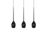 Azzarddo Lampada Izza 3 AZ2321 Nero
