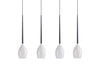 Azzarddo Lampada Izza 4 AZ0101 Bianco