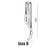 Azzarddo Lampada Izza 8 AZ1230 Verde