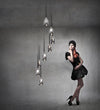 Azzarddo Lampada Izza 8 AZ2940 Grigio