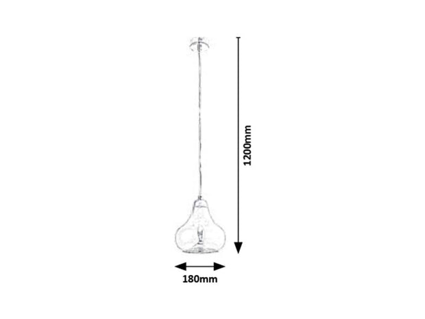 RabaLux Lampada Jezabel Single 7976 Cromo