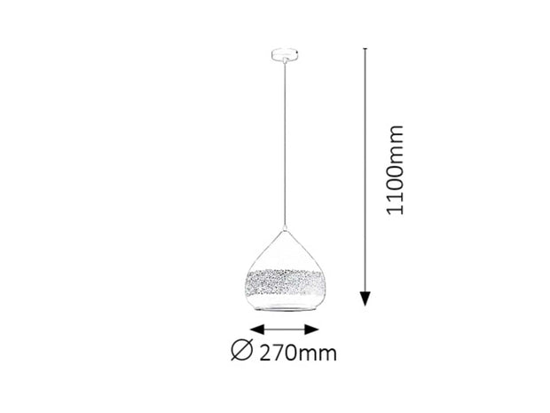 RabaLux Lampada Kaia 2279 Bianco