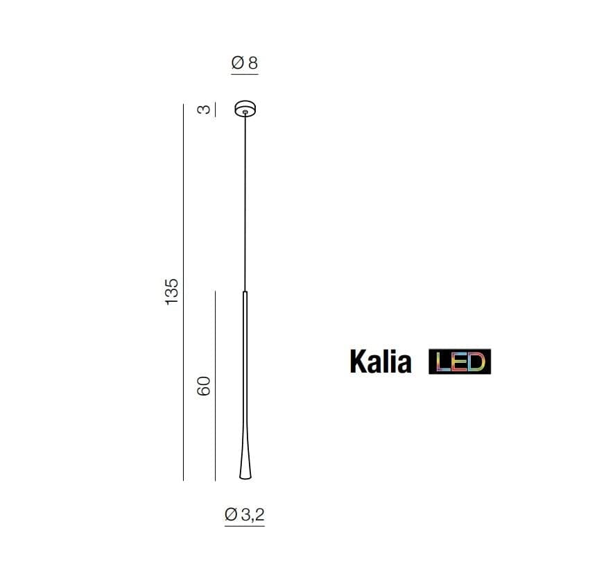 Azzarddo Lampada Kalia AZ3091 Marrone