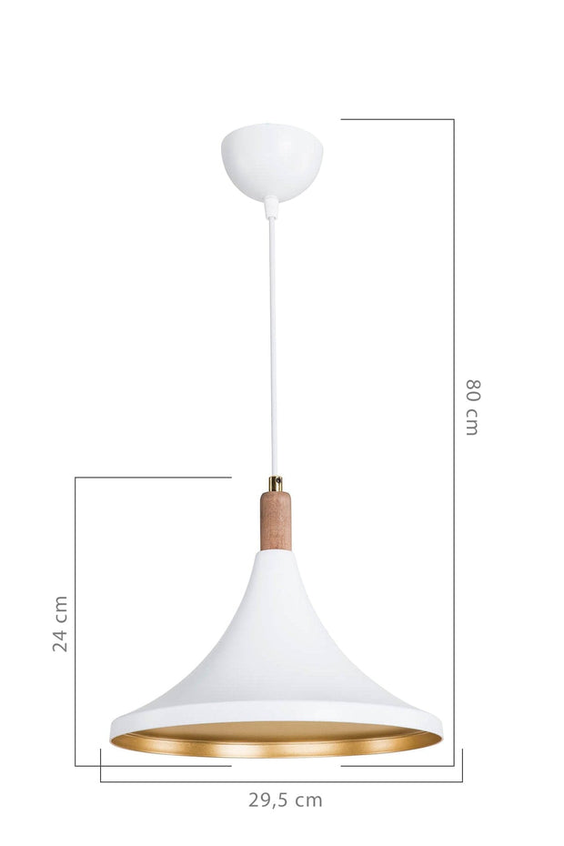 Oyo Lampada Kanu Bianco