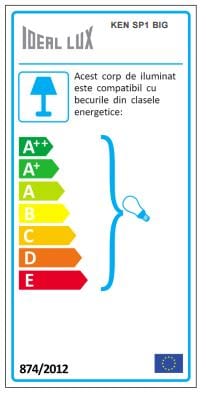 IdealLux Lampada Ken SP1 Big