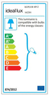 IdealLux Lampada Kepler SP12 Nero
