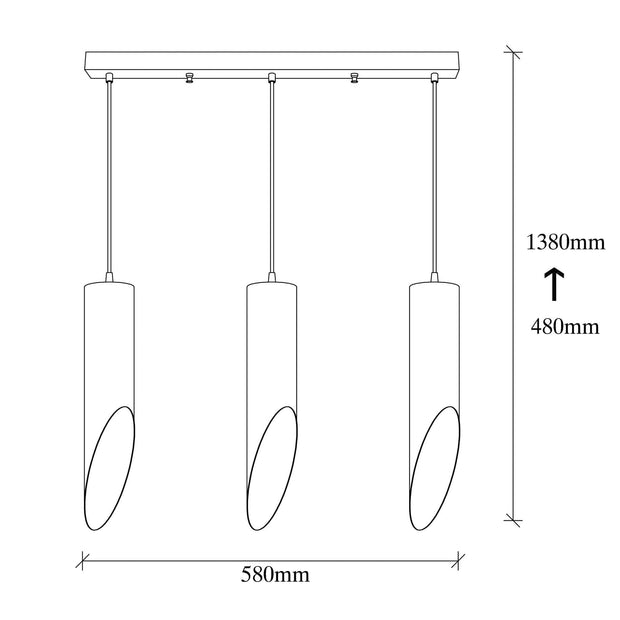 Asir Lampada Kesik 6926 Nero