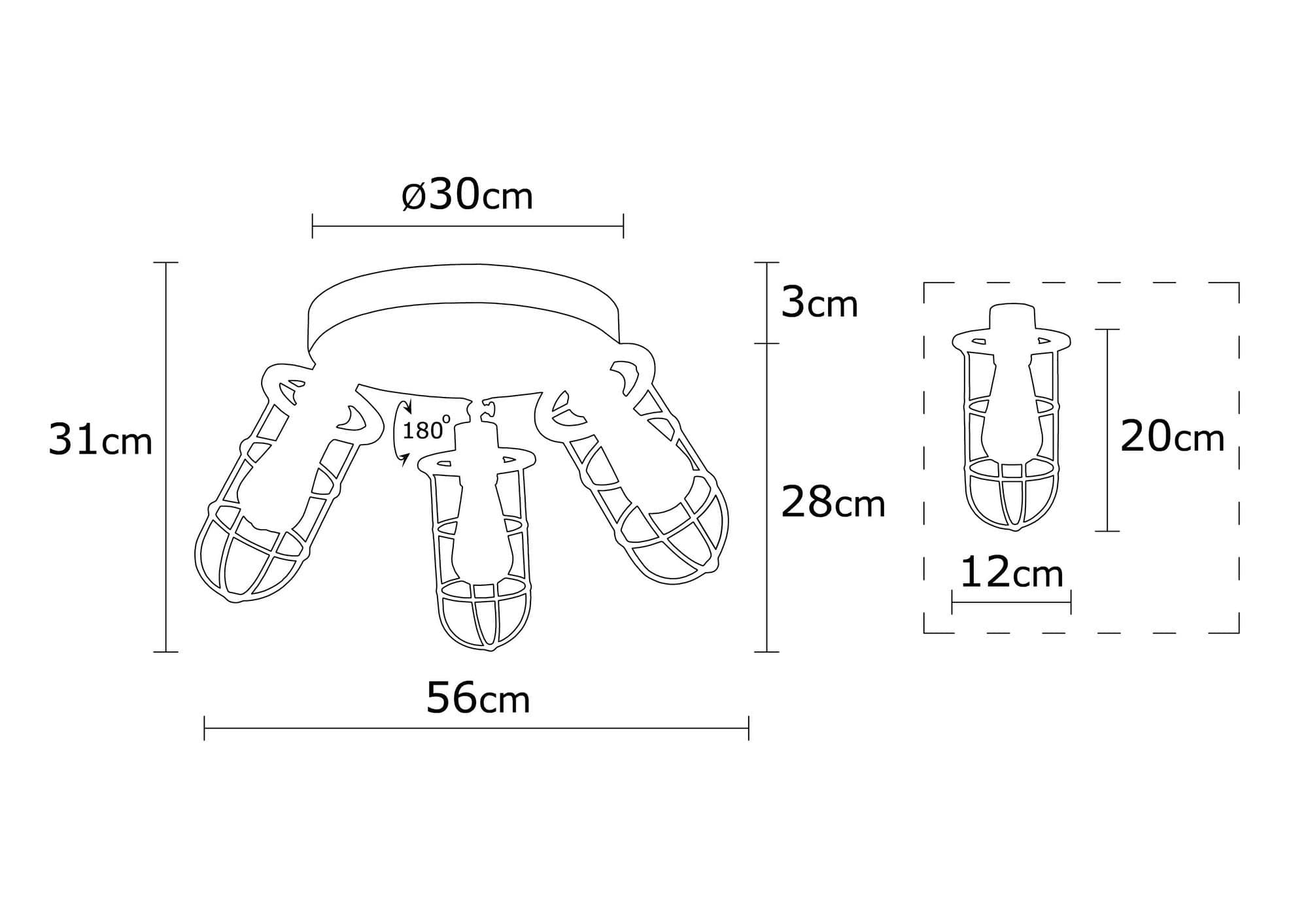 Asir Lampada Kimil N-1077 Nero