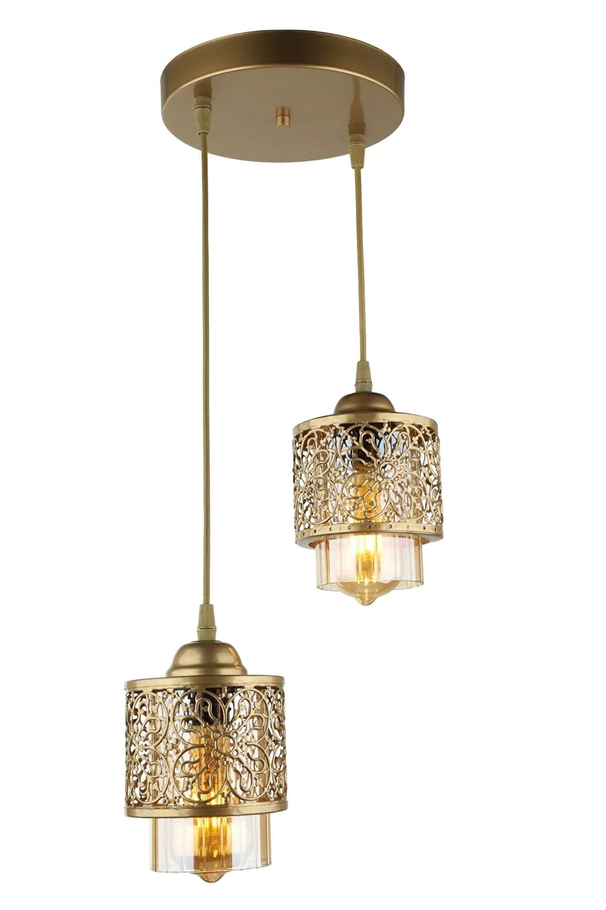 Oyo Lampada Kuba Ottone