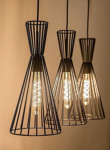 RabaLux Lampada Leandros 72006 Nero