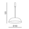 Azzarddo Lampada Lenox 60 AZ3148 Nero