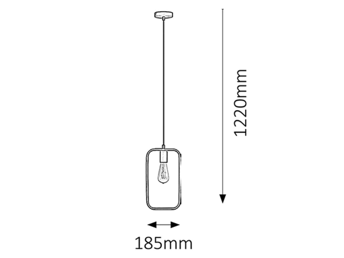 Lampada Levi 2567 Nero (3)