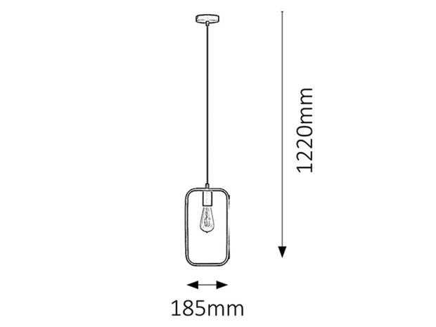 Lampada Levi 2567 Nero (3)