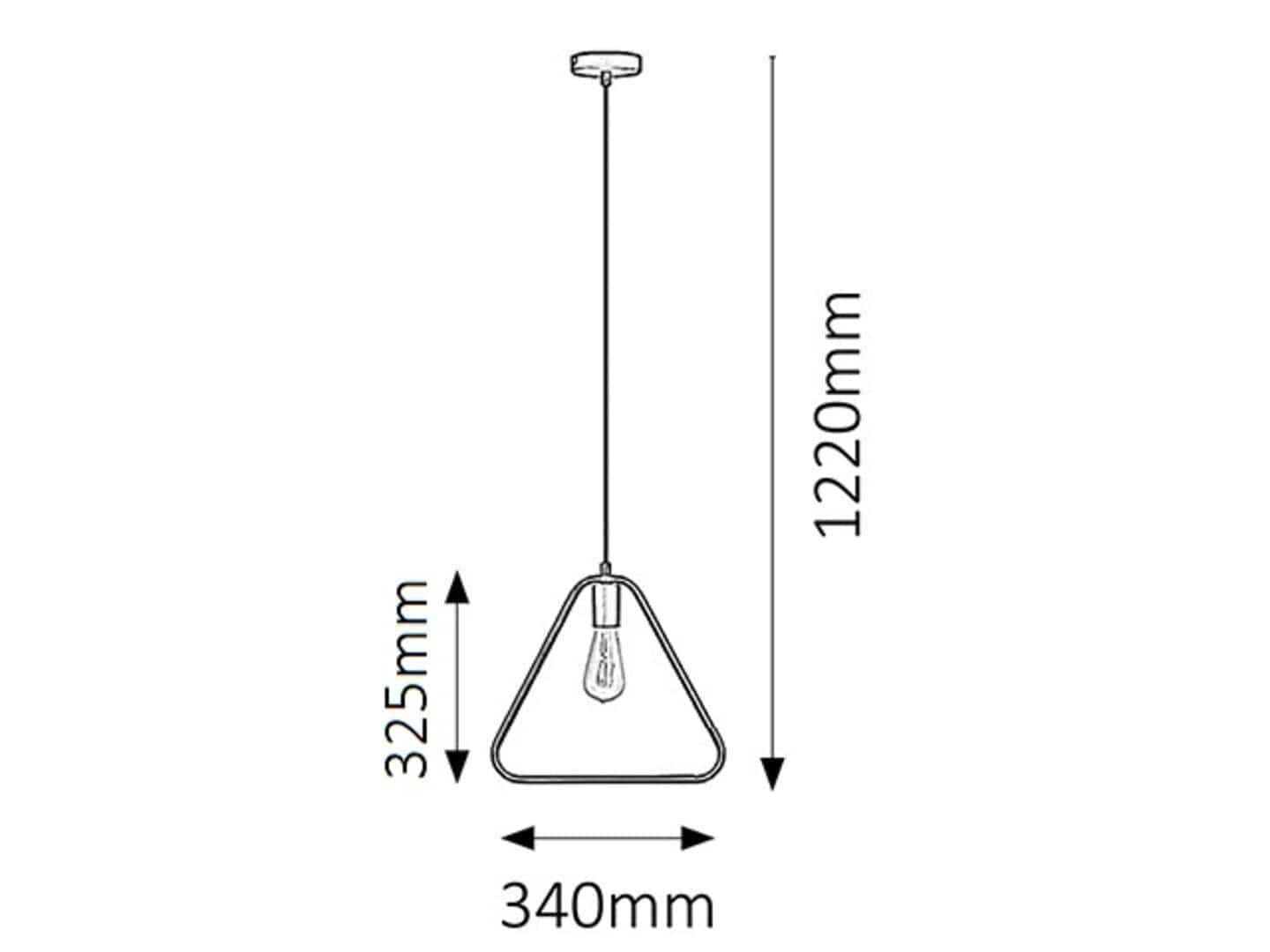 RabaLux Lampada Levi 2569 Nero