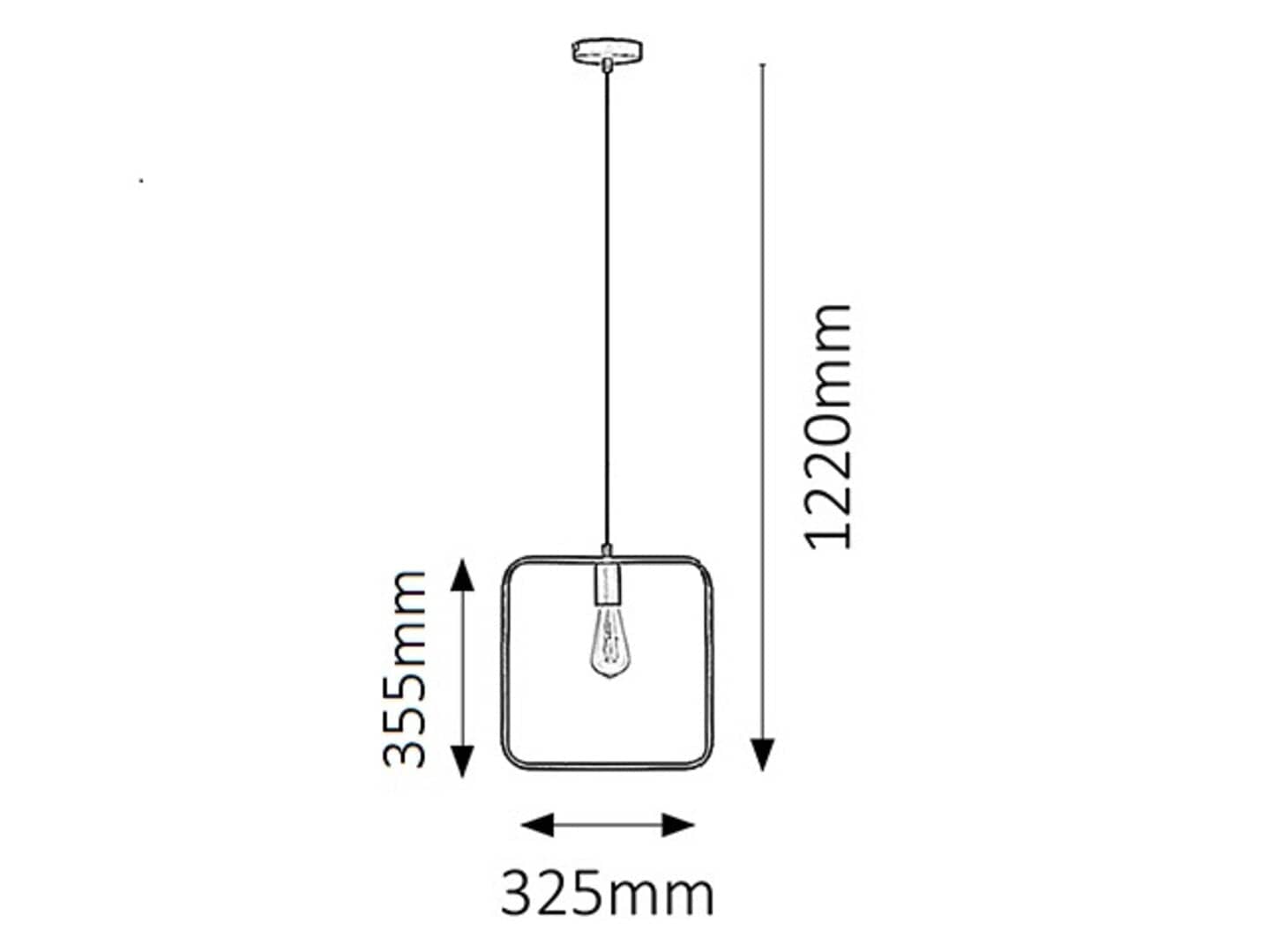 RabaLux Lampada Levi 2570 Nero