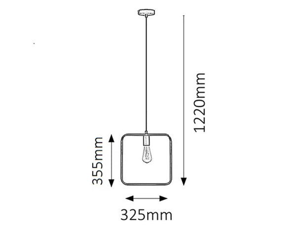 RabaLux Lampada Levi 2570 Nero