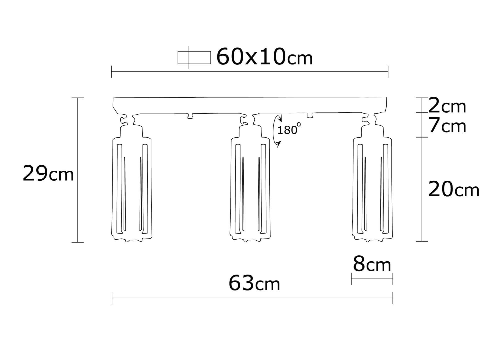 Asir Lampada Likya N-1016 Nero