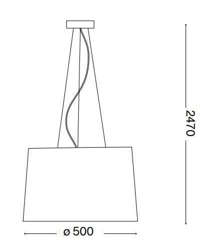 IdealLux Lampada London SP5 Cromo