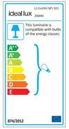 IdealLux Lampada Lugano SP1 D21 Bianco