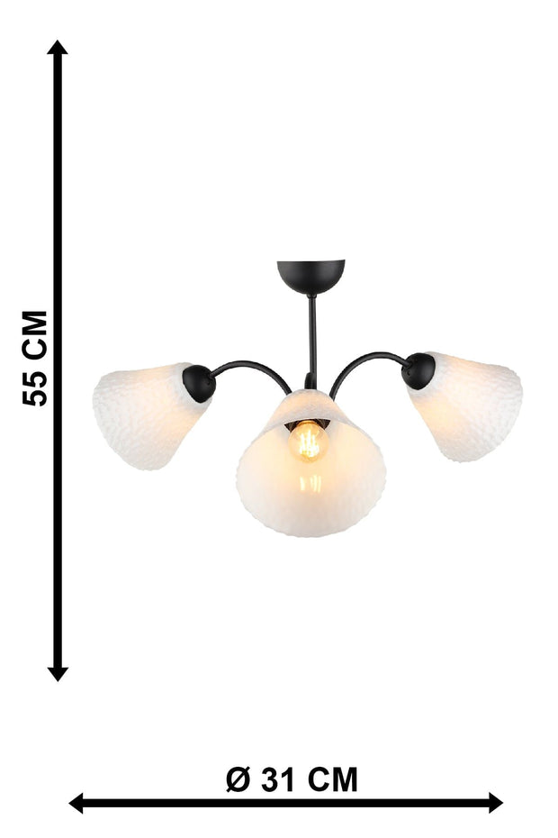 Oyo Lampada Lutuf Bianco e Nero