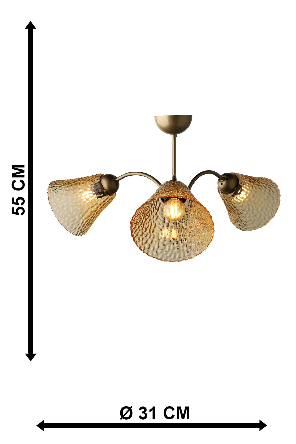 Oyo Lampada Lutuf Ottone