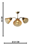 Oyo Lampada Lutuf Ottone