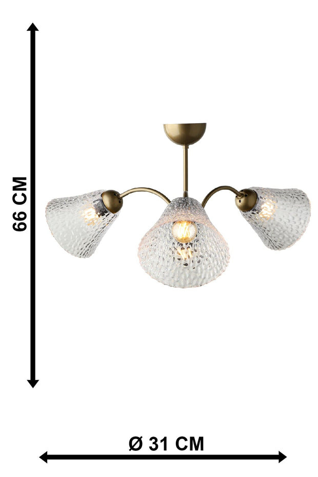 Oyo Lampada Lutuf Ottone