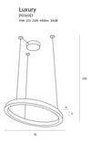 Maxlight Lampada Luxury P0369D Oro