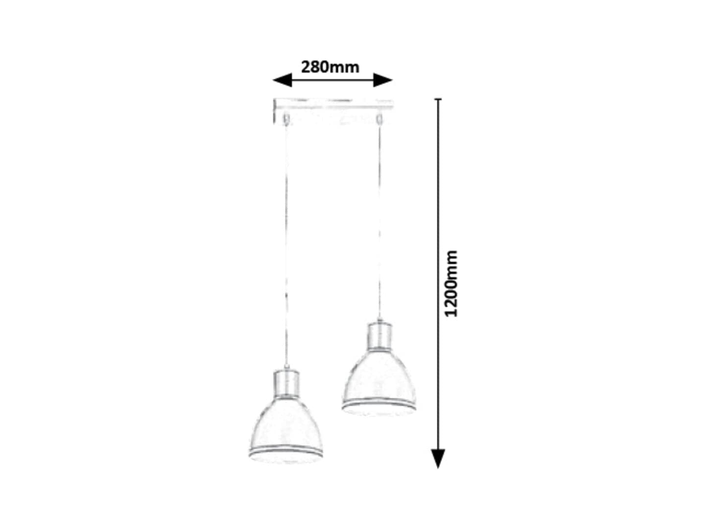 RabaLux Lampada Mackenzie 5603 Nero