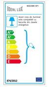 IdealLux Lampada Madame SP1 Nero