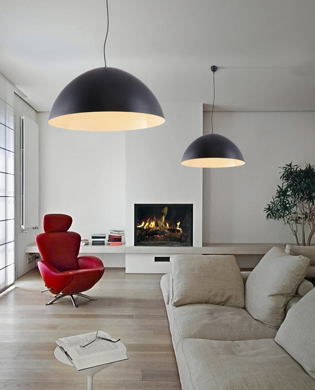 Azzarddo Lampada Magma 90 AZ1402 Bianco e Nero