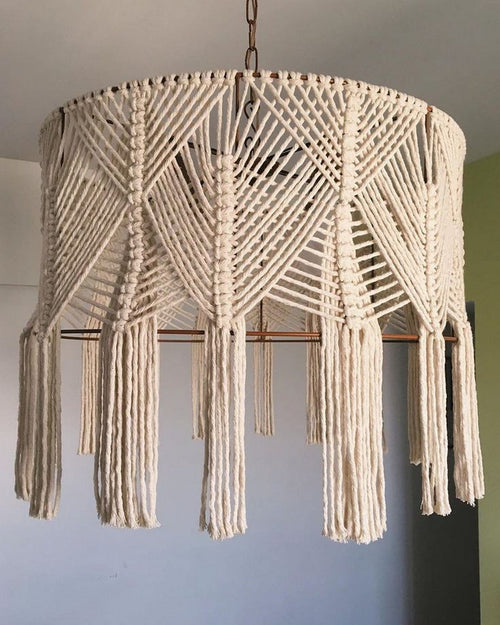 Oyo Lampada Makrome Crema