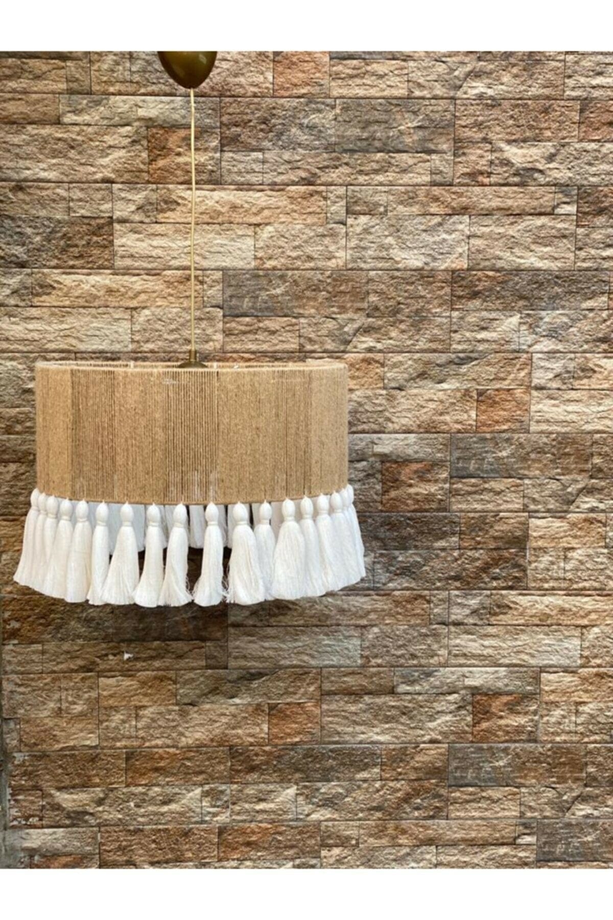 Oyo Lampada Makrome Tassel Crema