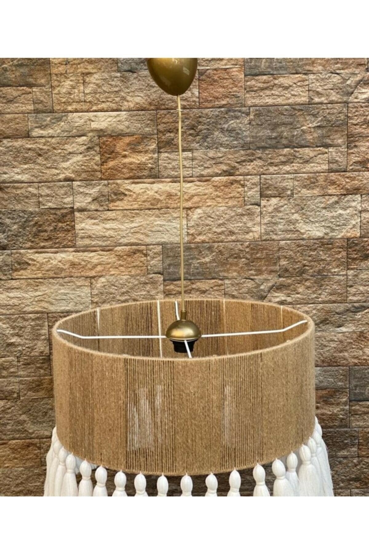 Oyo Lampada Makrome Tassel Crema