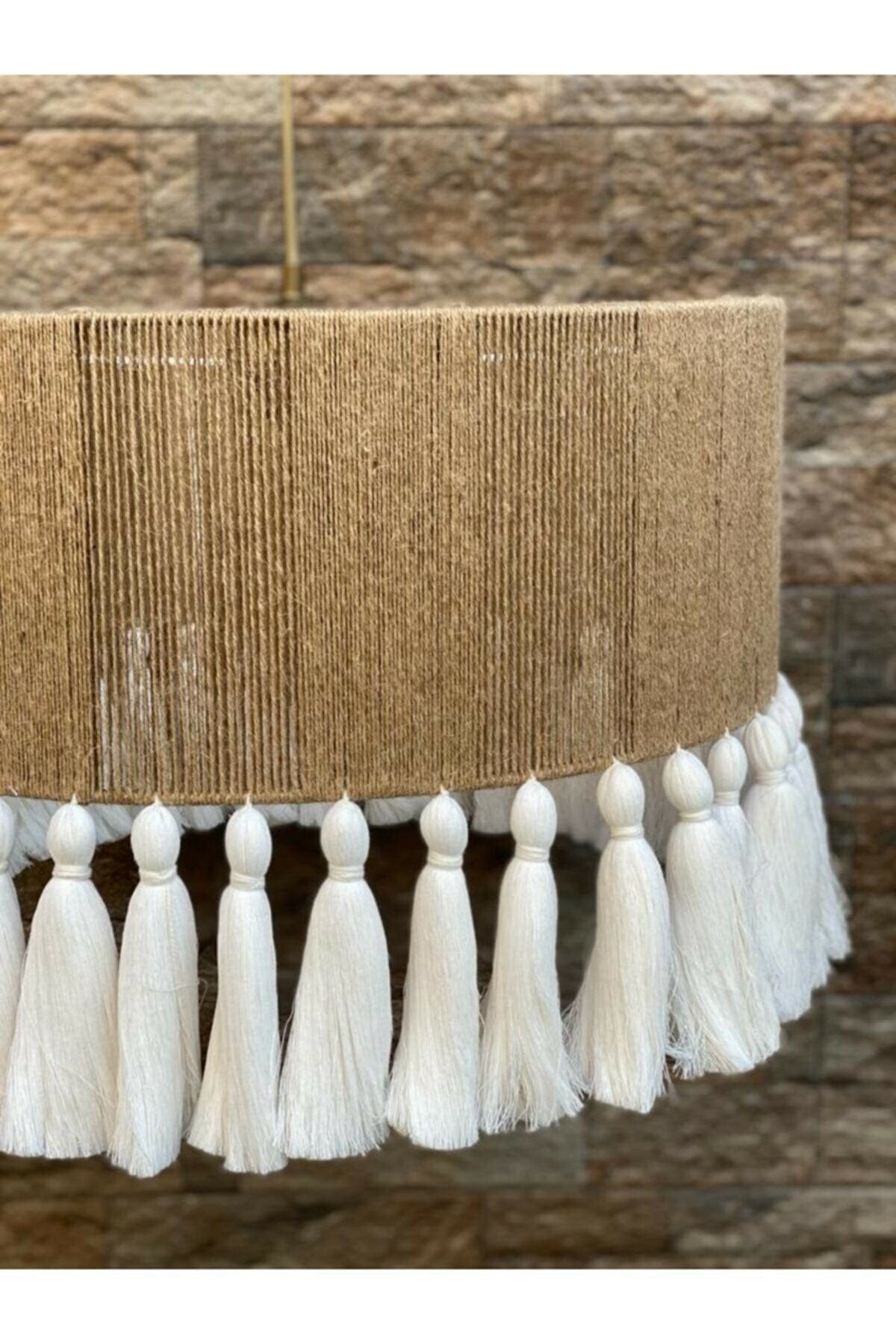Oyo Lampada Makrome Tassel Crema