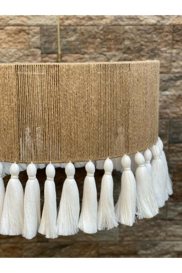 Oyo Lampada Makrome Tassel Crema