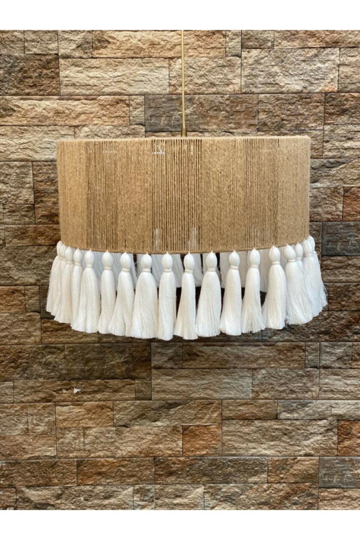 Oyo Lampada Makrome Tassel Crema