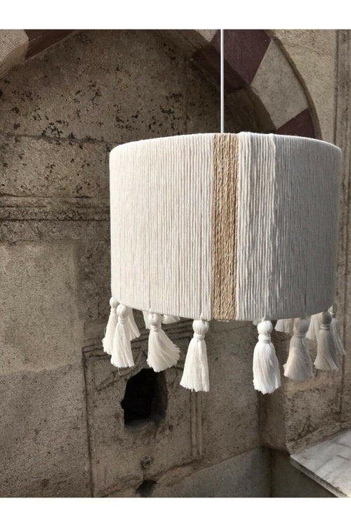 Oyo Lampada Makrome Tassel Crema