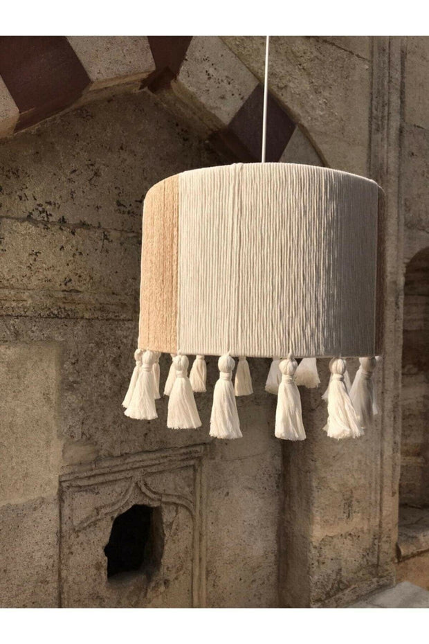 Oyo Lampada Makrome Tassel Crema