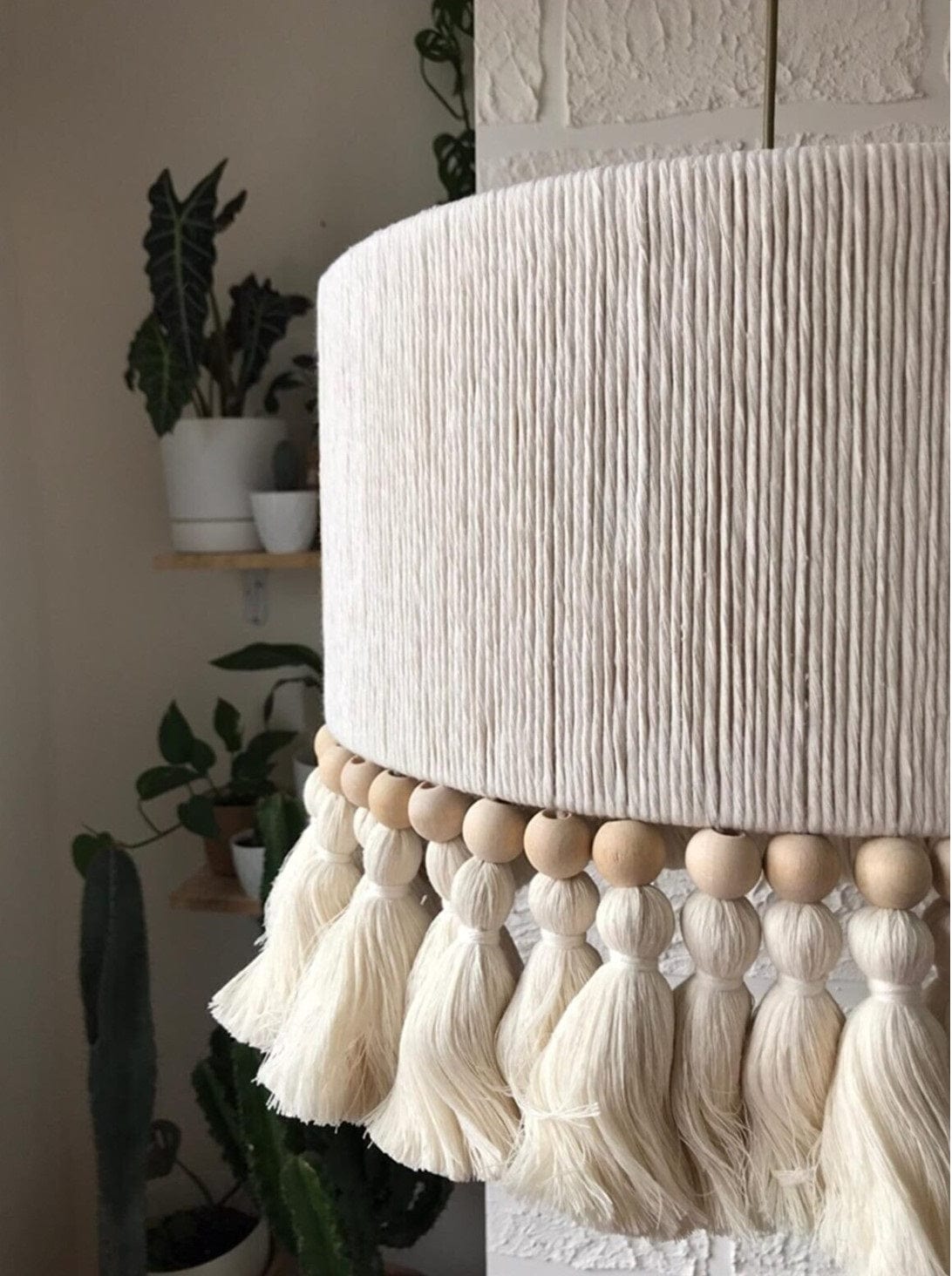 Oyo Lampada Makrome Tassel Duo Crema