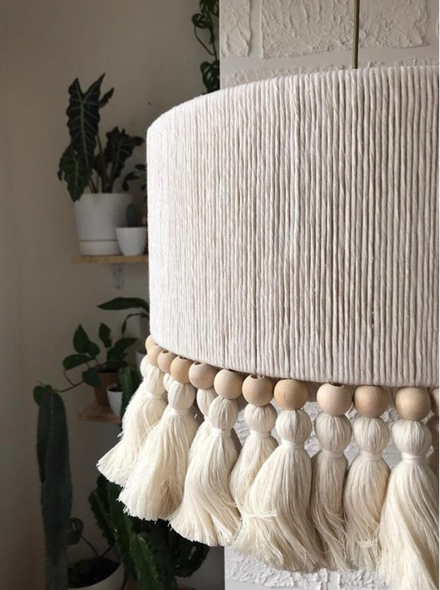 Oyo Lampada Makrome Tassel Duo Crema