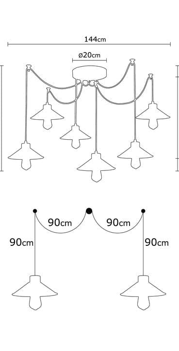 Asir Lampada Manavgat N-565 Multicolore