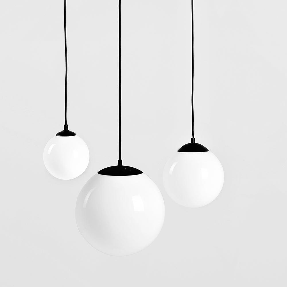 Customform Lampada Manen L Bianco e Nero