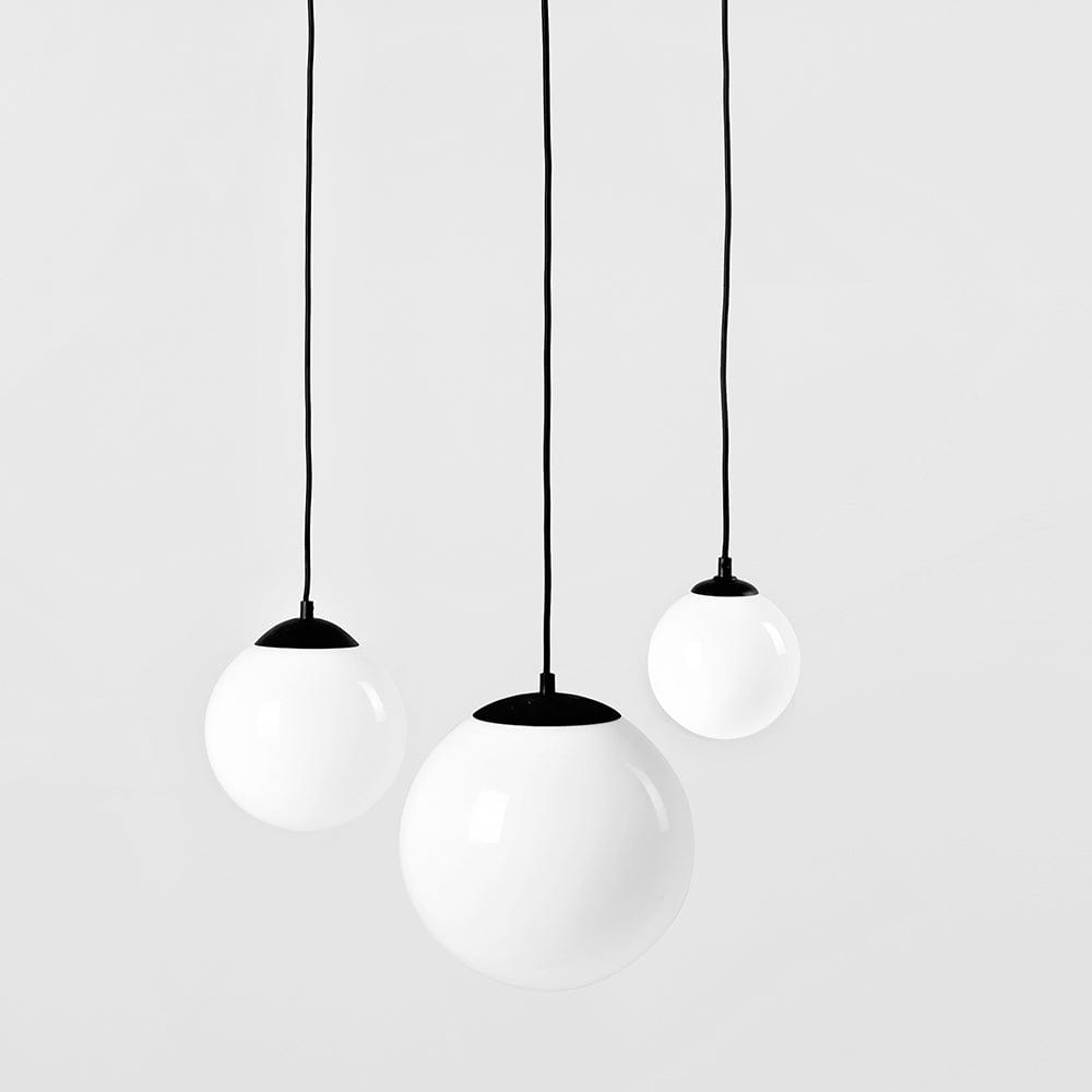 Customform Lampada Manen M Bianco e Nero