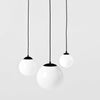 Customform Lampada Manen M Bianco e Nero