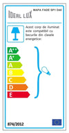 IdealLux Lampada Mapa Fade SP1 D40 Cromo