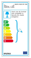 IdealLux Lampada Mapa Fade SP1 D50 Cromo