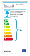 IdealLux Lampada Mapa Sat SP7 Ottone