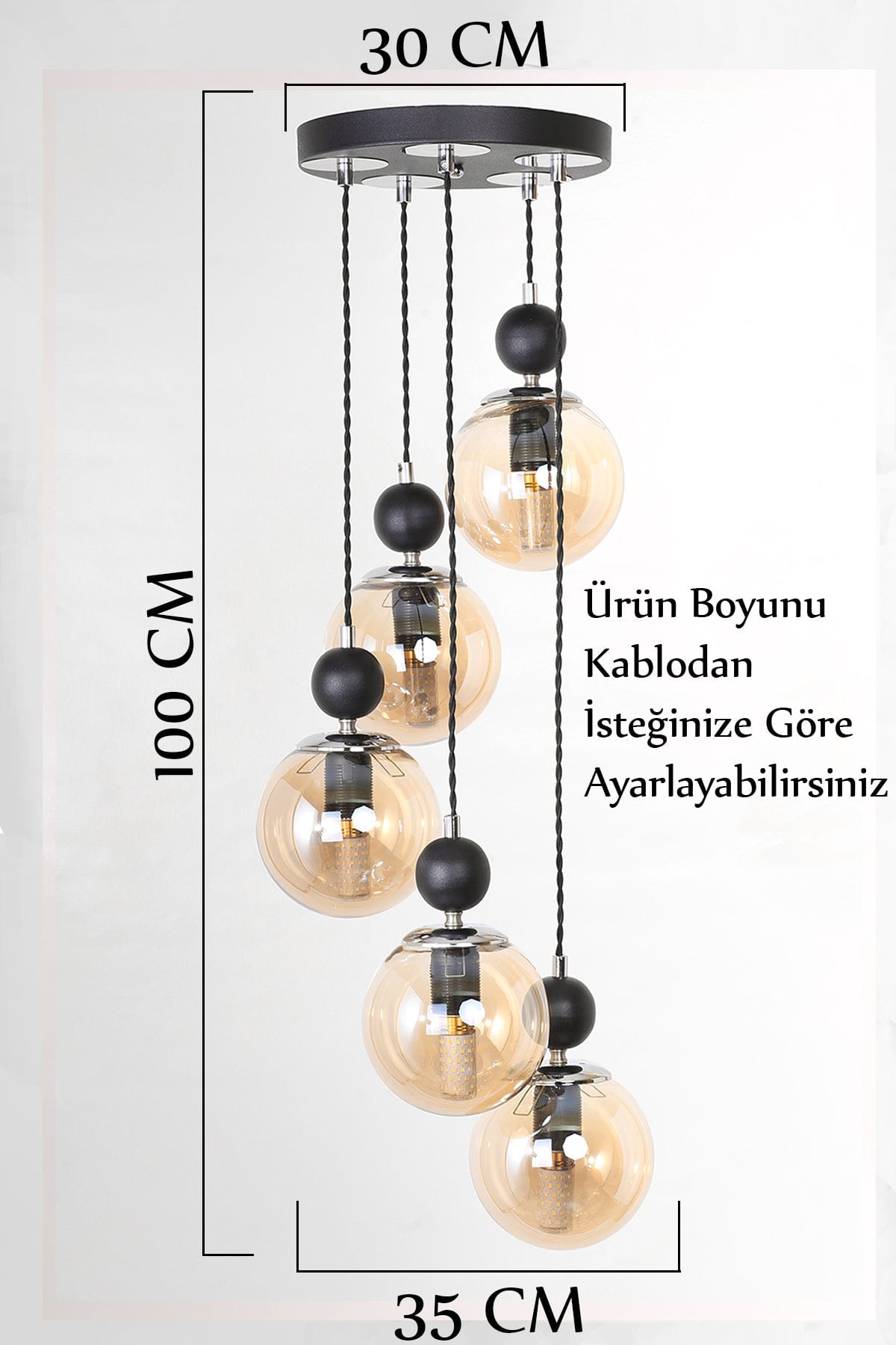 Oyo Lampada Marble Multicolore