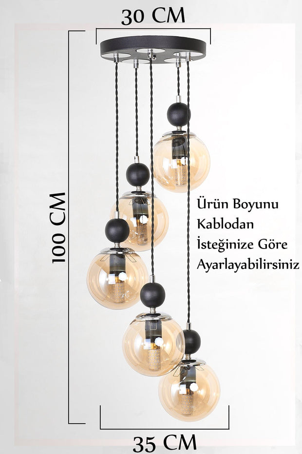 Oyo Lampada Marble Multicolore